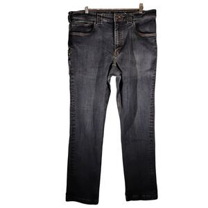 Ballroom Double Flex jeans Duluth Trading mens 36x32 slim fit blue denim